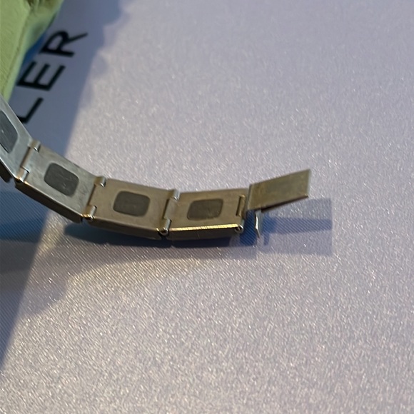 ALLCO Art Deco paste blue and clear stones Bracelet - Picture 8 of 12